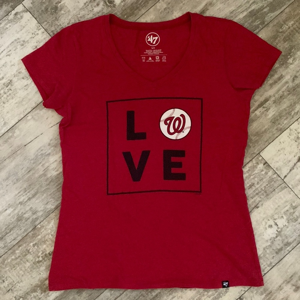47 Washington Nationals baseball short sleeve T-shirt